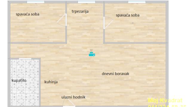 Stan, Dvoiposoban, Prodaja, 38m2, Senjak, Savski venac, Koste Glavinića