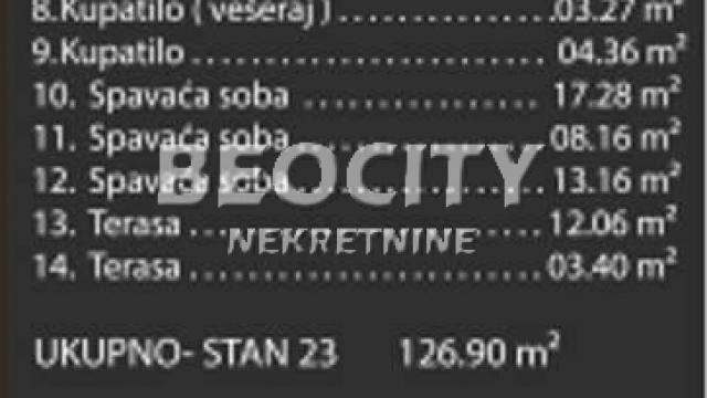 Stan, četvorosoban, Prodaja, 127m2, Banovo brdo, Čukarica, Lješka
