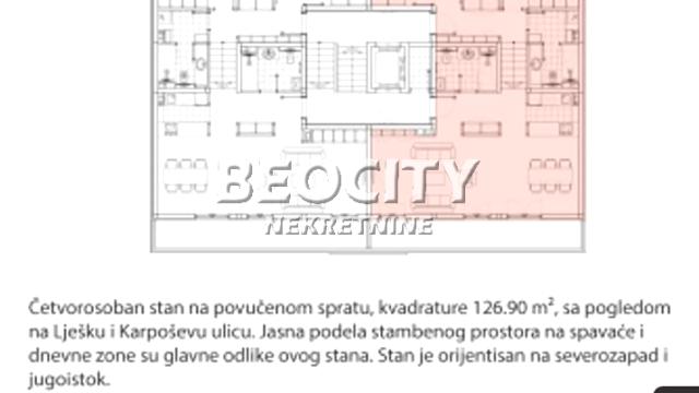 Stan, četvorosoban, Prodaja, 127m2, Banovo brdo, Čukarica, Lješka