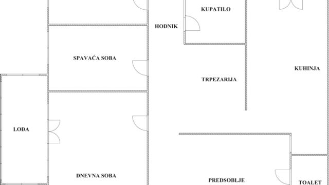 Stan, Troiposoban, Prodaja, 87m2, Cerak, Čukarica, Šavnička