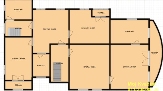 Kuća, Prodaja, 830m2, Senjak, Savski venac, Drinićka