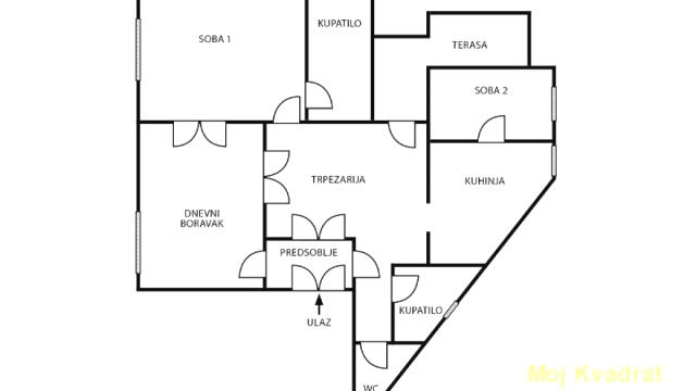 Stan, Troiposoban, Izdavanje, 103m2, Crveni krst, Vračar, Timočka