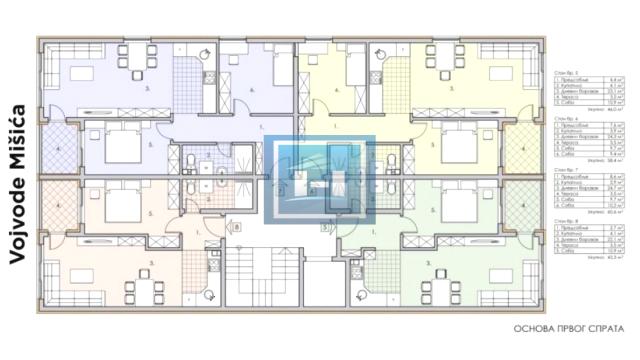 Stan, Dvosoban, Prodaja, 50m2, Centar, Gradska lokacija, Jagodina