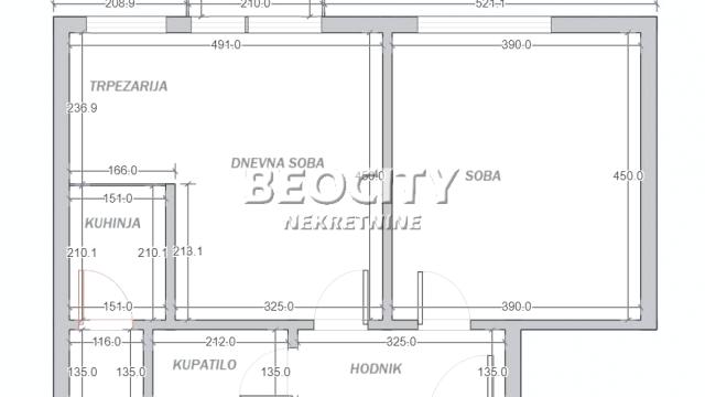 Stan, Dvosoban, Prodaja, 50m2, Palata pravde, Savski venac, Vojvode Milenka
