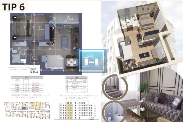 prodaja, stanova,
centar-grad-cuprija, 913599, jednoiposoban