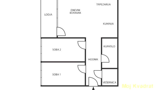 Stan, Trosoban, Prodaja, 50m2, Gradska bolnica, Zvezdara, Dimitrija Tucovića