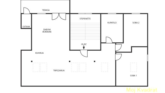 Stan, Trosoban, Prodaja, 68m2, Kalenić pijaca, Vračar, Topolska