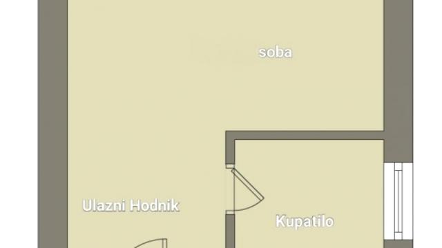 Stan, Garsonjera, Prodaja, 19m2, Dorćol, Stari grad, Dubrovačka