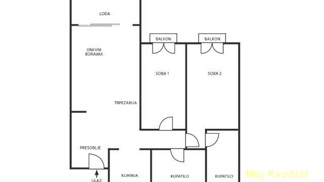 Stan, Trosoban, Prodaja, 74m2, Dorćol, Stari grad, Venizelosova