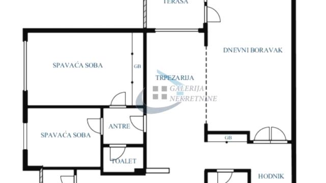 Stan, Dvoiposoban, Prodaja, 79m2, Medaković 3, Voždovac, Borivoja Stevanovića