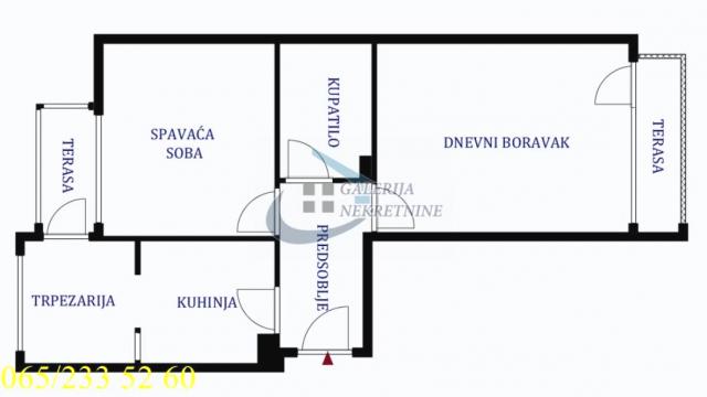 Stan, Dvosoban, Prodaja, 50m2, Poštanska štedionica, Palilula, 27. marta