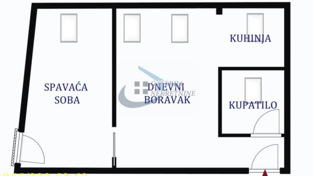 Stan, Jednoiposoban, Prodaja, 44m2, Skadarlija, Stari grad, Cetinjska