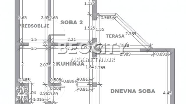 Stan, Troiposoban, Prodaja, 74m2, Gornji grad, Zemun, Prvomajska