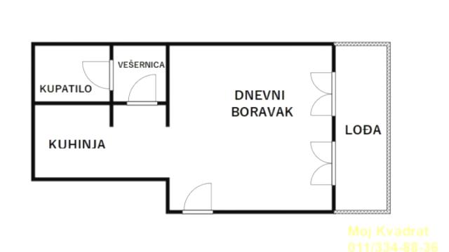 Stan, Garsonjera, Prodaja, 30m2, Farmaceutski fakultet, Voždovac, Vojvode Stepe