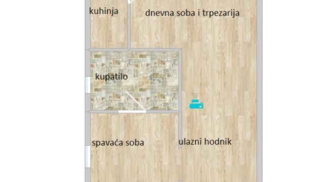 Stan, Dvosoban, Izdavanje, 38m2, Prokop, Savski venac, Maleška