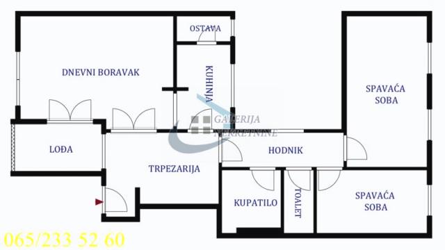 Stan, Trosoban, Prodaja, 75m2, Mirijevo, Zvezdara, Kapetana Miloša Žunjića