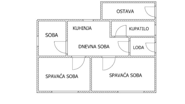 Stan, Trosoban, Prodaja, 54m2, Barajevo (mesto), Barajevo, Svetosavska