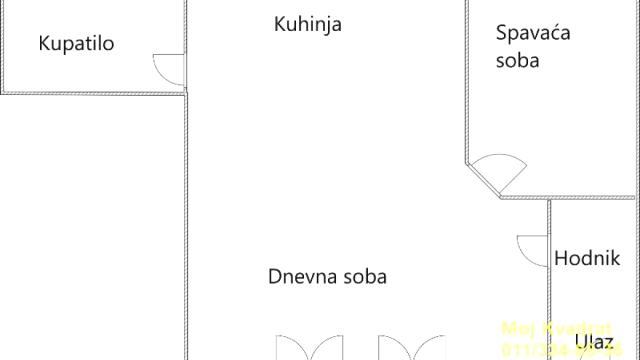 Stan, Dvosoban, Prodaja, 47m2, Blok 62, Novi Beograd, Nehruova