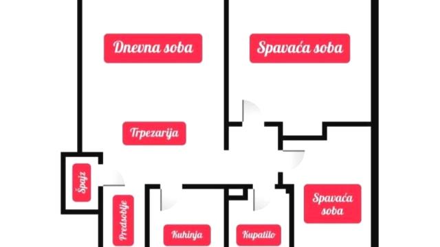 Stan, Dvoiposoban, Prodaja, 64m2, Blok 38, Novi Beograd, Narodnih heroja