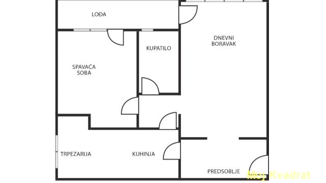 Stan, Dvosoban, Prodaja, 60m2, Miljakovac, Rakovica, Vukasovićeva