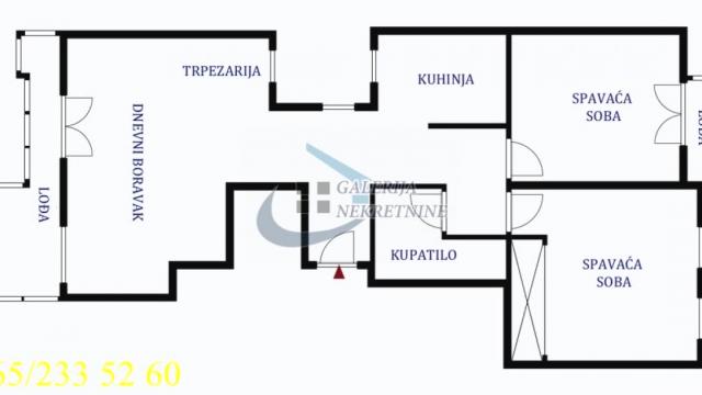 Stan, Trosoban, Prodaja, 80m2, Crveni krst, Vračar, Vojvode Šupljikca