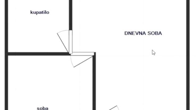 Stan, Dvosoban, Prodaja, 46m2, Višnjička Banja, Palilula, Mirka Milojkovića