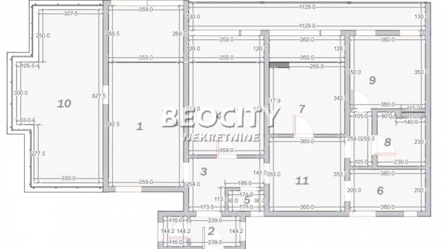 Stan, četvorosoban, Prodaja, 167m2, Blok 70a, Novi Beograd, Omladinskih brigada