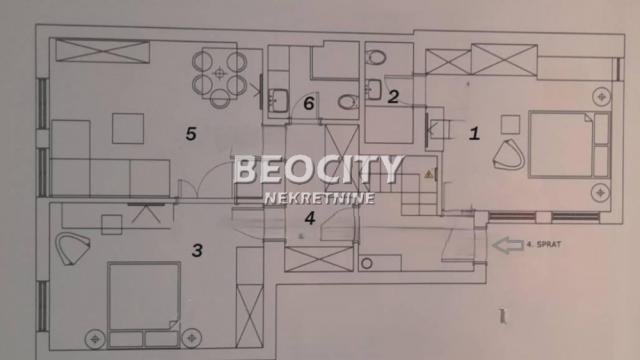 Stan, Trosoban, Prodaja, 73m2, Knez Mihailova, Stari grad, Čika Ljubina