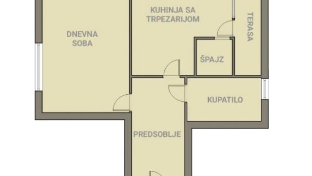 Stan, Jednosoban, Prodaja, 38m2, Krunska, Vračar, Kičevska