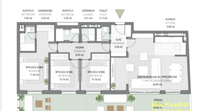 Stan, četvorosoban, Prodaja, 134m2, Blok 65, Novi Beograd, Đorđa Stanojevića