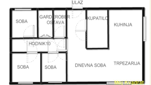 Stan, četvorosoban, Prodaja, 72m2, Banovo brdo, Čukarica, Kozačinskog