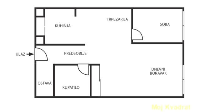 Stan, Jednoiposoban, Prodaja, 45m2, Banjica, Voždovac, Bulevar oslobođenja