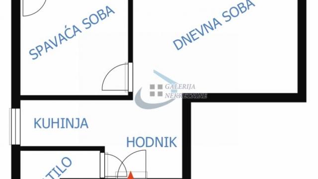 Stan, Dvosoban, Prodaja, 43m2, Bulbulder, Zvezdara, Dimitrija Tucovića