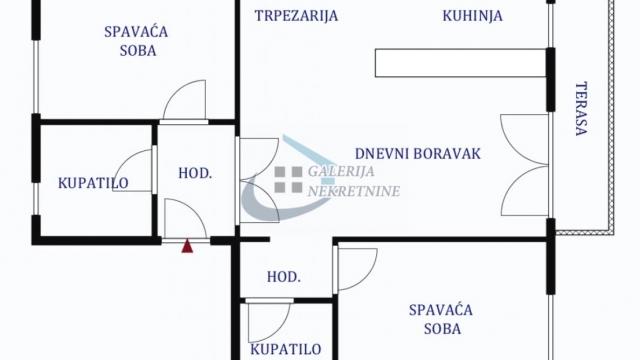 Stan, Trosoban, Prodaja, 65m2, Cvetni trg, Vračar, Mišarska