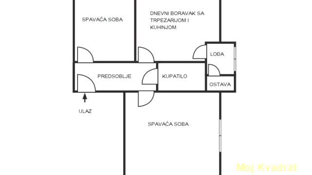 Stan, Trosoban, Prodaja, 50m2, Crveni krst, Vračar, Vele Nigrinove