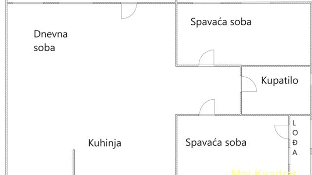 Stan, Dvoiposoban, Prodaja, 64m2, Cvetanova ćuprija, Zvezdara, Srđana Kneževića