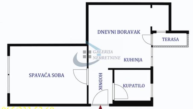 Stan, Jednoiposoban, Prodaja, 48m2, Skadarlija, Stari grad, Cetinjska