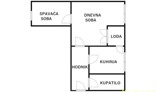 Stan, Dvosoban, Prodaja, 50m2, Zvezdarska šuma, Zvezdara, Mite Rakića