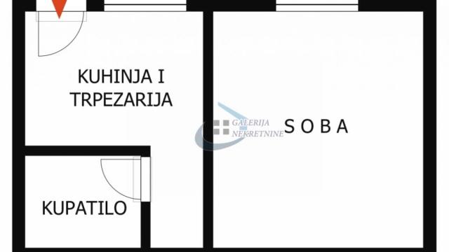 Stan, Jednosoban, Prodaja, 26m2, Bajlonijeva pijaca, Stari grad, Knez Miletina