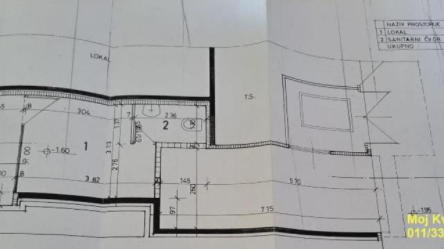 Poslovni prostor, Prodaja, 33m2, Blok 4 (Politehnička akademija), Novi Beograd, Pariske komune