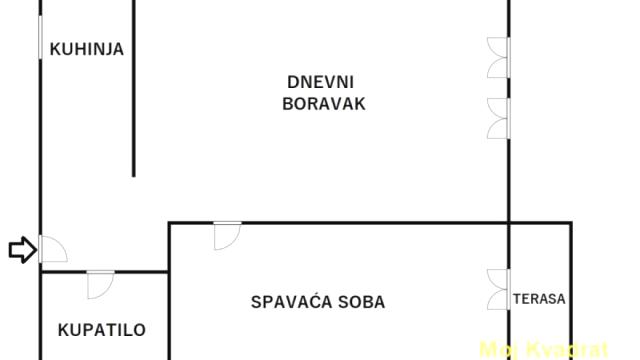 Stan, Dvosoban, Prodaja, 64m2, Centar, Palilula, Dalmatinska