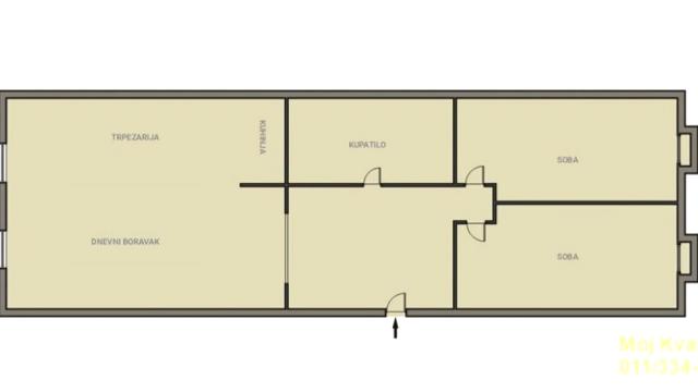 Stan, Trosoban, Prodaja, 80m2, Trg Republike, Stari grad, Dobračina