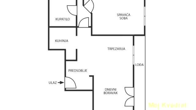Stan, Dvosoban, Prodaja, 43m2, Vukov Spomenik, Zvezdara, Đuke Dinić