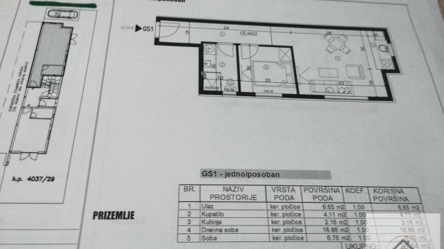 Stan, Jednoiposoban, Prodaja, 35m2, Veternik, Novi Sad, Novi Sad