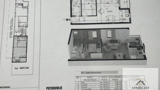 Stan, Jednoiposoban, Prodaja, 40m2, Veternik, Novi Sad, Novi Sad