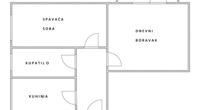 Stan, Dvosoban, Prodaja, 56m2, Karaburma, Palilula, Husinskih rudara
