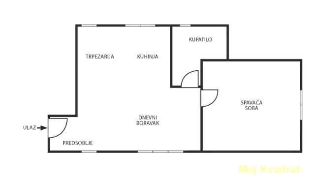 Stan, Dvosoban, Prodaja, 44m2, Skadarlija, Stari grad, Francuska