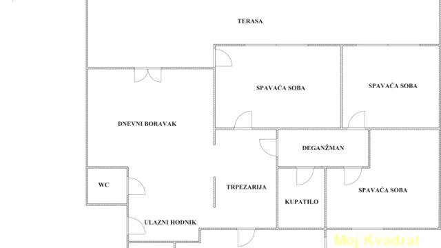 Stan, četvorosoban, Prodaja, 110m2, Bežanijska kosa 2, Novi Beograd, Marka Čelebonovića