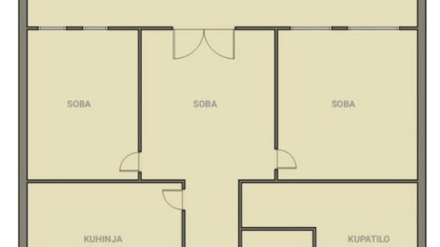 Stan, Trosoban, Prodaja, 98m2, Topličin venac, Stari grad, Brankova