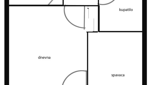Stan, Dvosoban, Izdavanje, 42m2, Banjica, Voždovac, Crnotravska